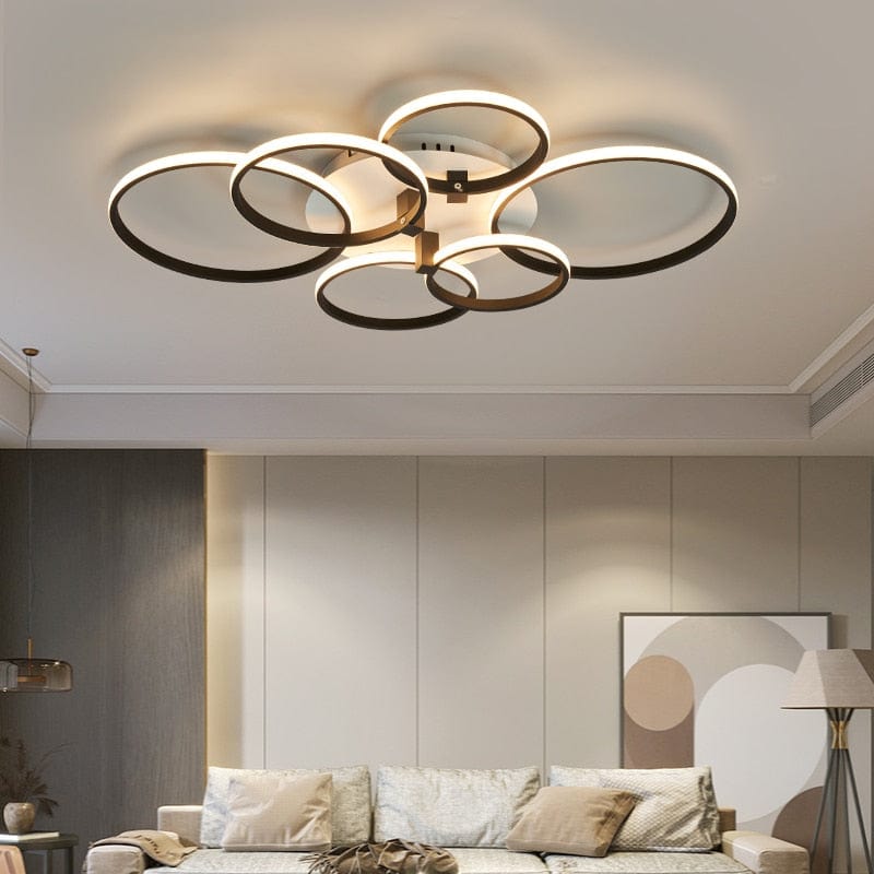 Modern Vexler LED Ring Ceiling Light Norenza