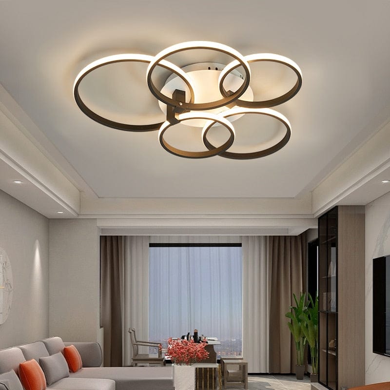 Modern Vexler LED Ring Ceiling Light Norenza