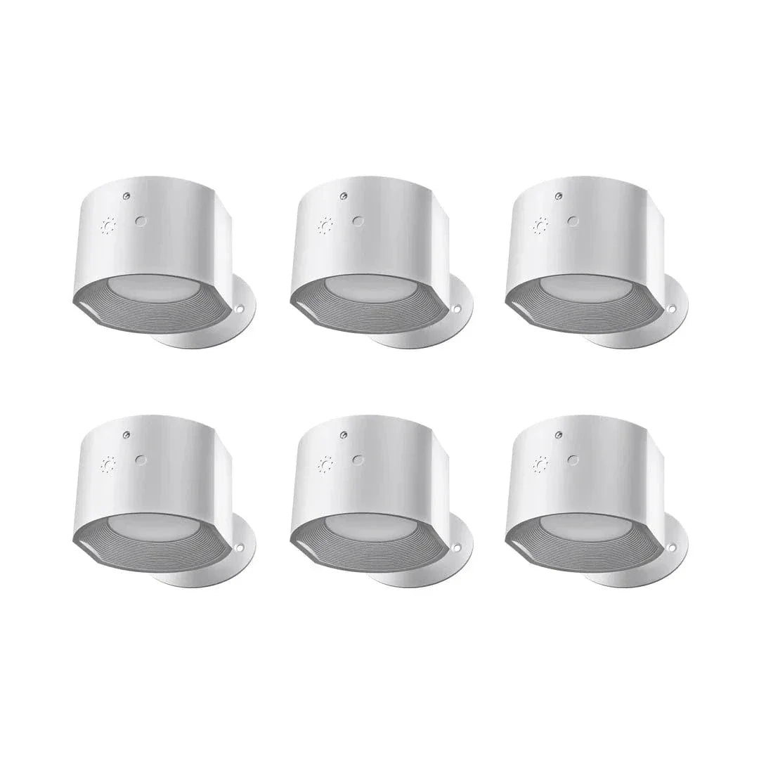 Modern Wall Spot Lamp White / 6-Pack Norenza