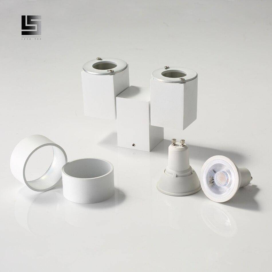 Modern White Aluminum Double LED Spotlight Norenza