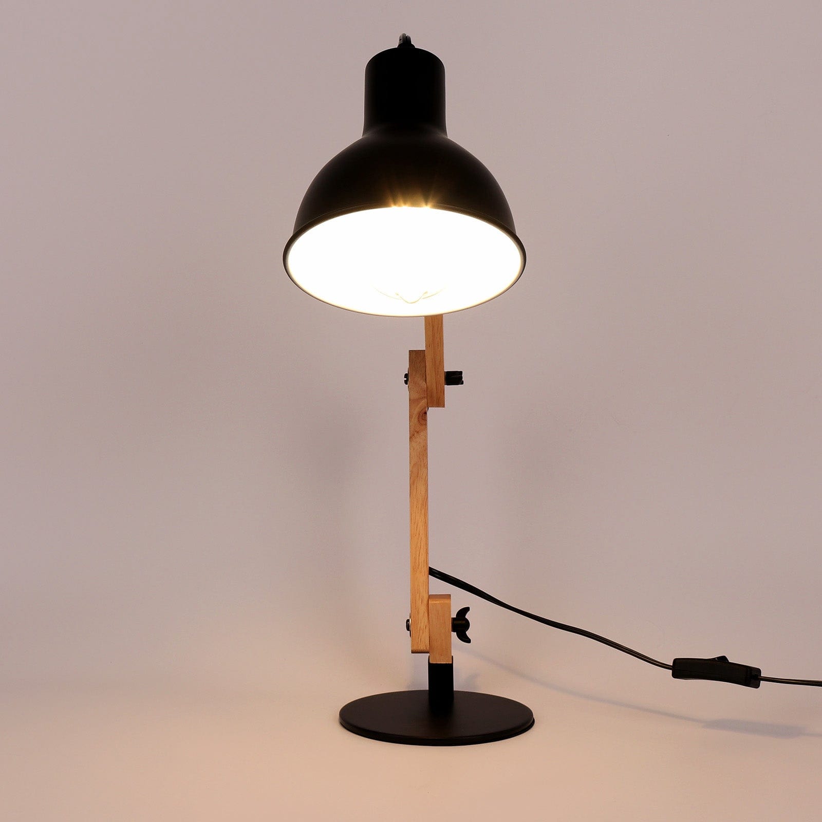 Modern Wooden Adjustable Desk Lamp Vaz Norenza
