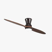 Modern Wooden Ceiling Fan with Remote Control & Quiet Motor Walnut Norenza