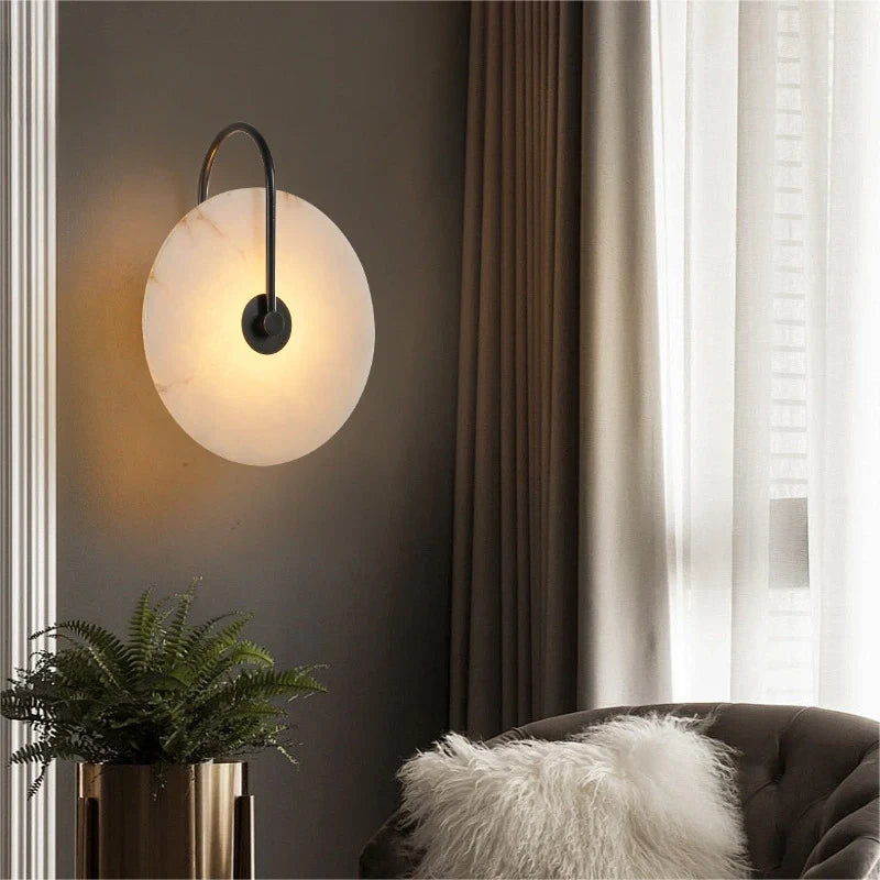 Natural Marble LED Wall Sconce