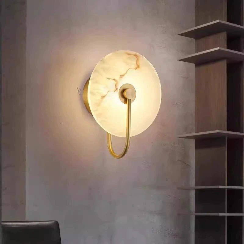 Natural Marble LED Wall Sconce