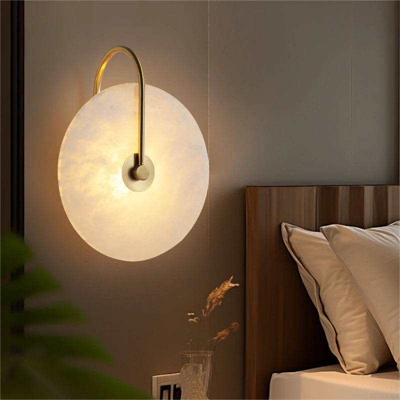 Natural Marble LED Wall Sconce
