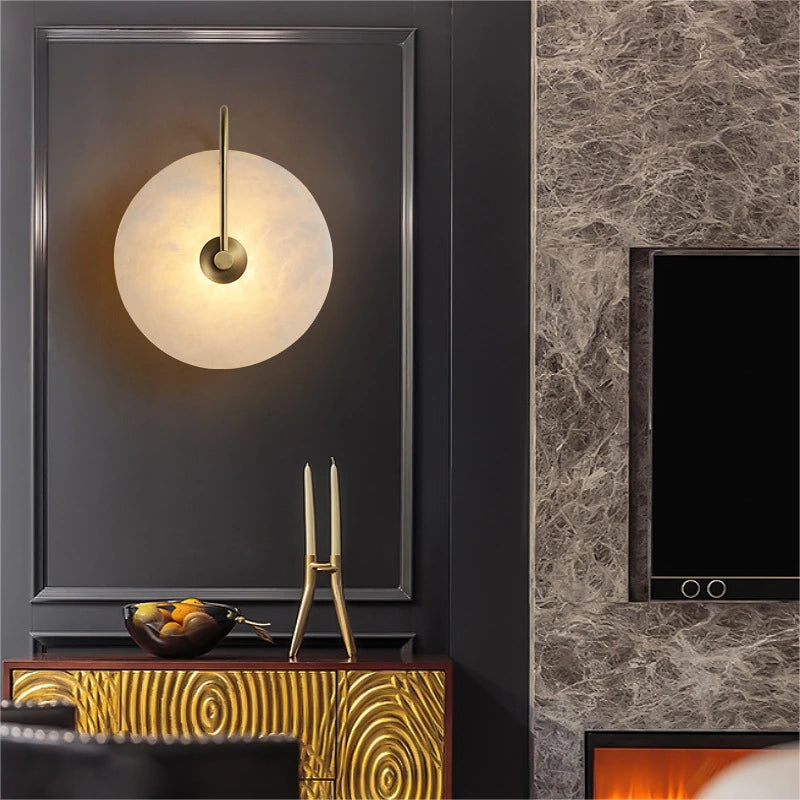 Natural Marble LED Wall Sconce