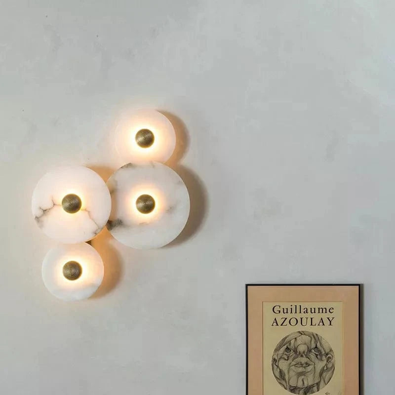 Natural Marble LED Wall Sconce Norenza