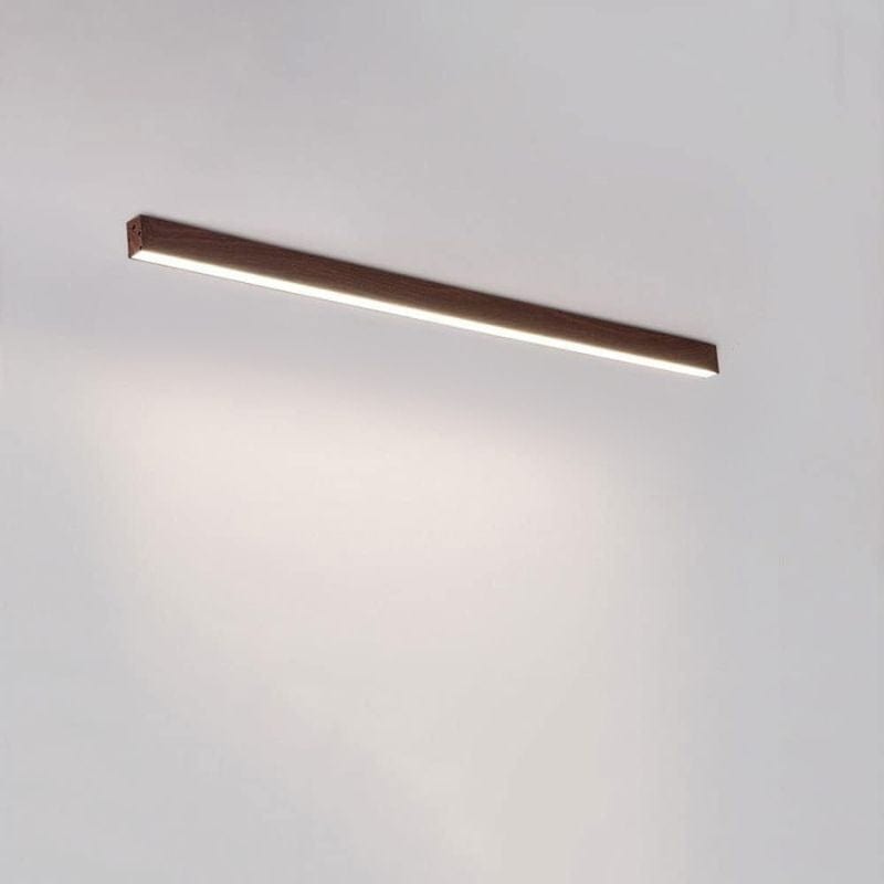 Nordic Aluminum LED Ceiling Light for Walkways 24" (60 cm) / Walnut Norenza
