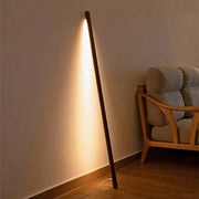 Nordic Black Walnut Ash Wall-Mounted Floor Lamp for Bedroom and Living Room LED Ambient Light Norenza