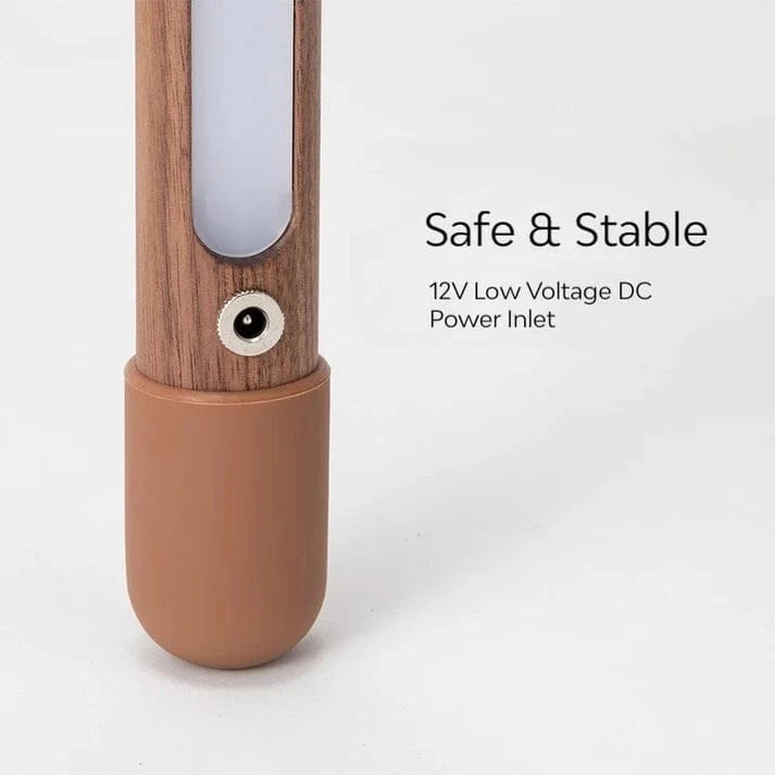 Nordic Black Walnut Ash Wall-Mounted Floor Lamp for Bedroom and Living Room LED Ambient Light Norenza