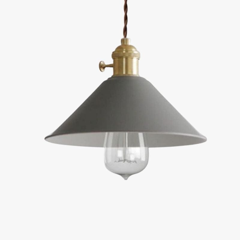 Nordic Colored Macaron LED Pendant Light - Simple Iron Chandelier for Home Decor Gray Norenza