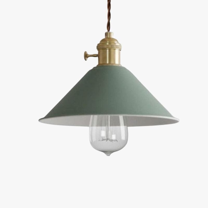 Nordic Colored Macaron LED Pendant Light - Simple Iron Chandelier for Home Decor Green Norenza