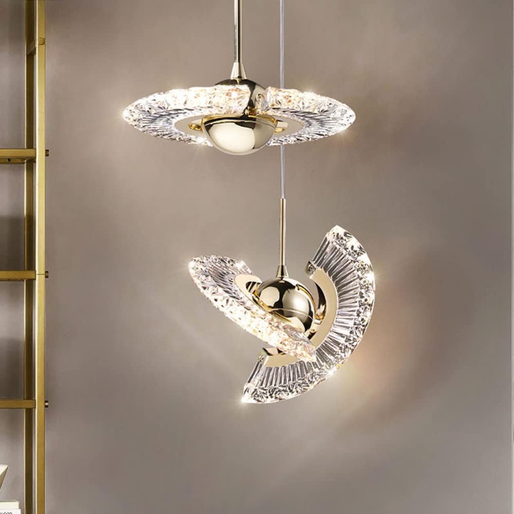 Nordic Crystal LED Ceiling Light Chandelier for Living Room & Bedroom TYPE E Norenza