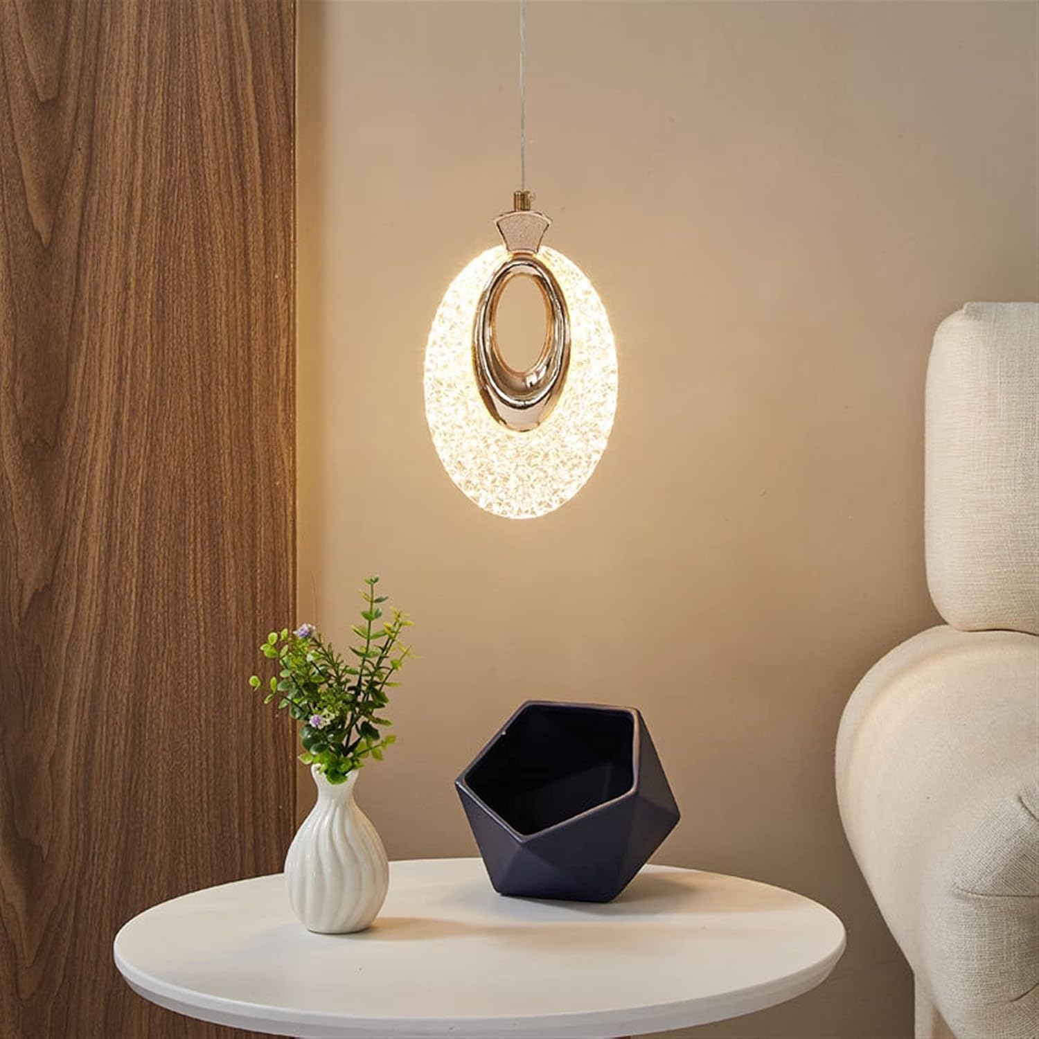 Nordic Crystal LED Ceiling Light Chandelier for Living Room & Bedroom TYPE I Norenza