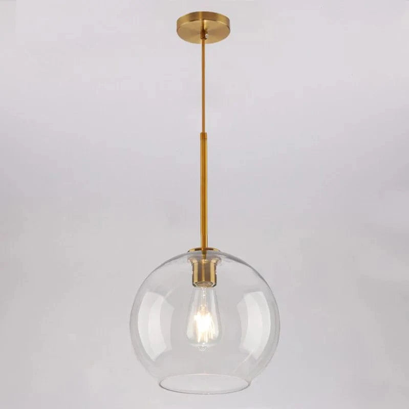 Nordic Design Glass LED Pendant Light - Stylish Indoor Decor Clear Norenza