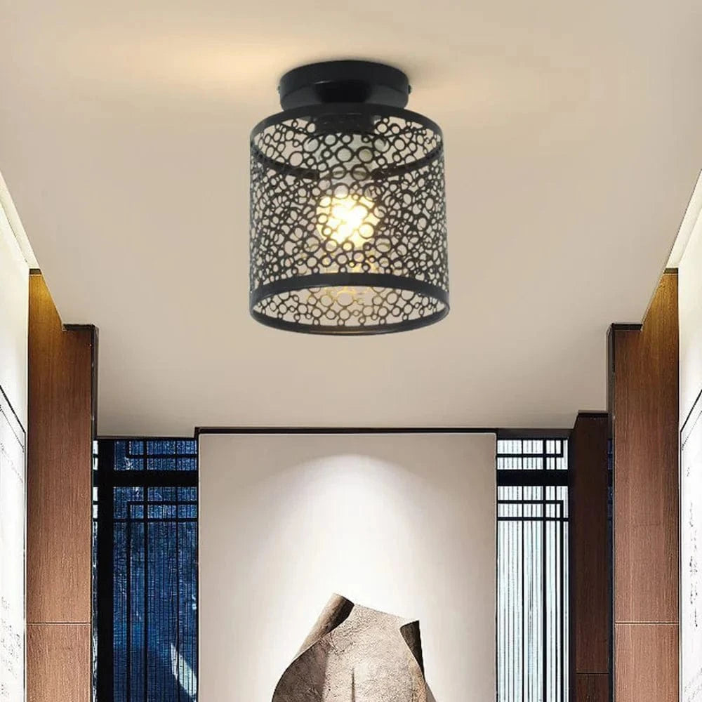 Nordic Design Iron Forged Ceiling Light for Home Decor Norenza