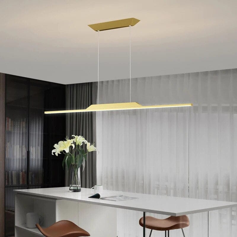 Nordic Flat Line Pendant Light for Kitchen and Bar Norenza