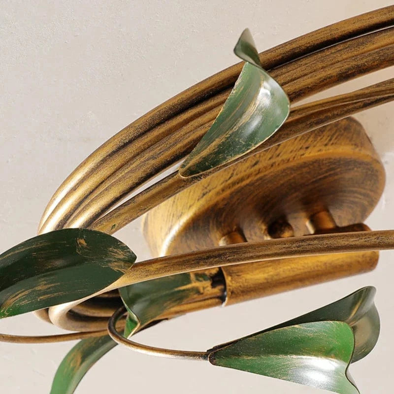 Nordic Floral Glass LED Ceiling Light - Viridiplantae Norenza