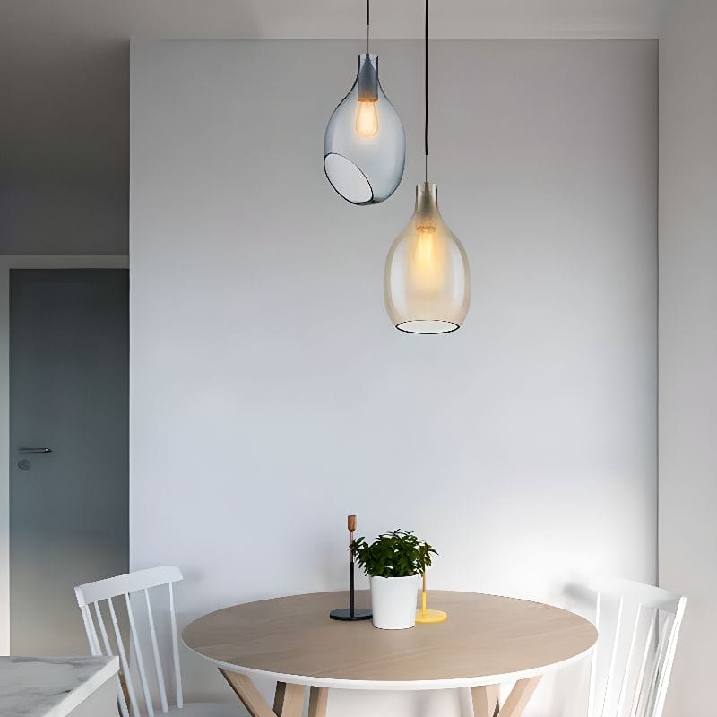 Nordic Glass Shade Suspension Light Norenza