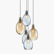 Nordic Glass Shade Suspension Light Norenza