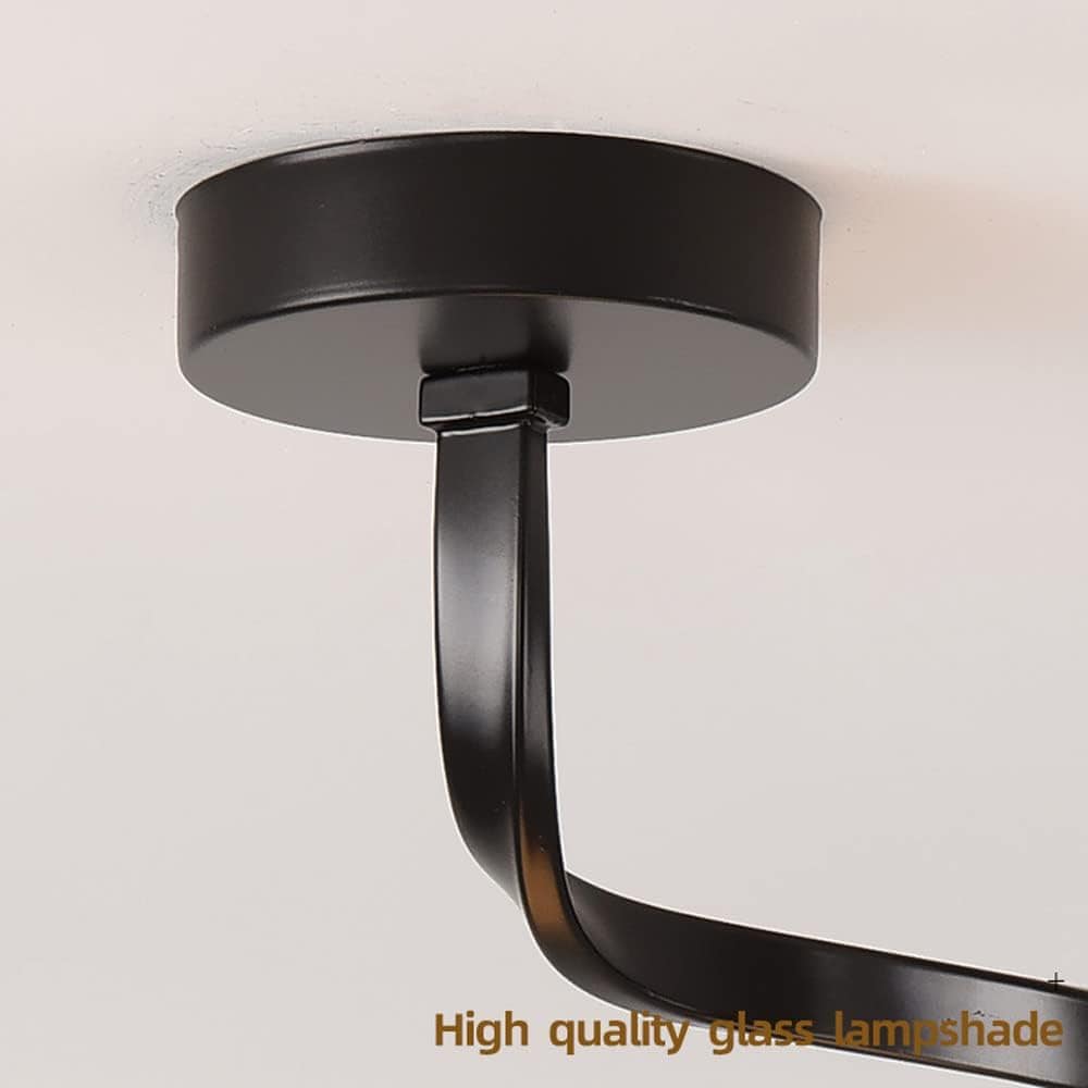 Nordic Glass Sphere Ceiling Light Fixture Norenza