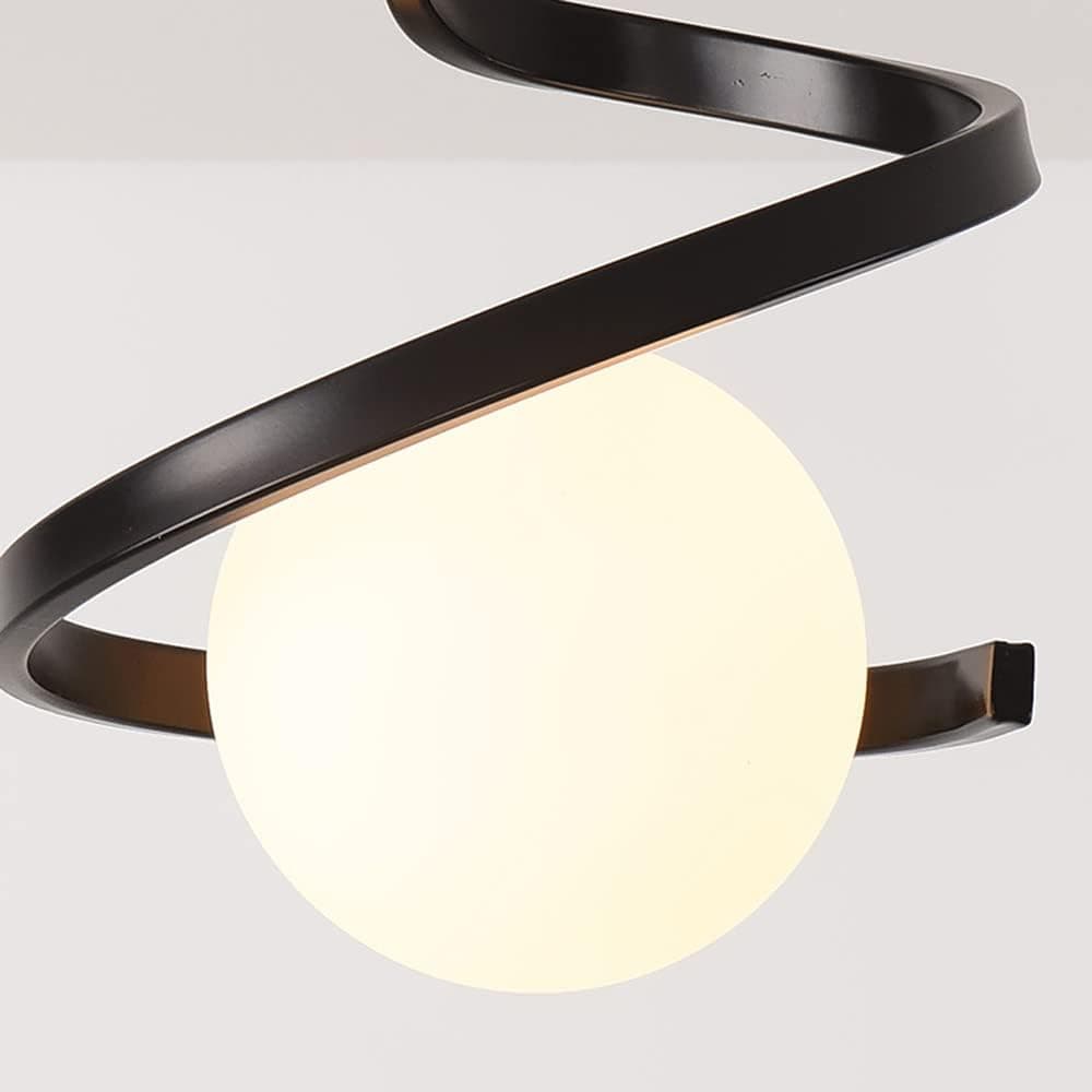 Nordic Glass Sphere Ceiling Light Fixture Norenza