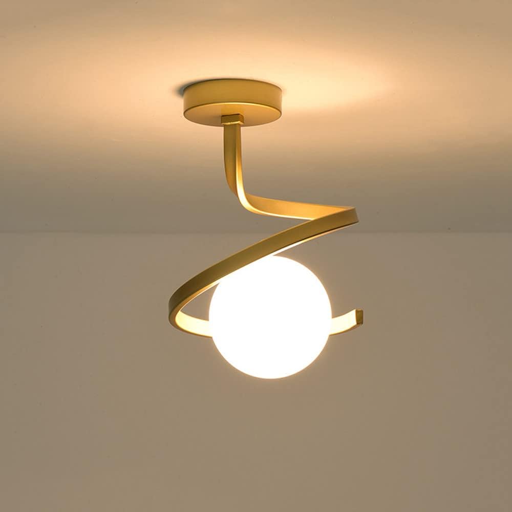 Nordic Glass Sphere Ceiling Light Fixture Norenza