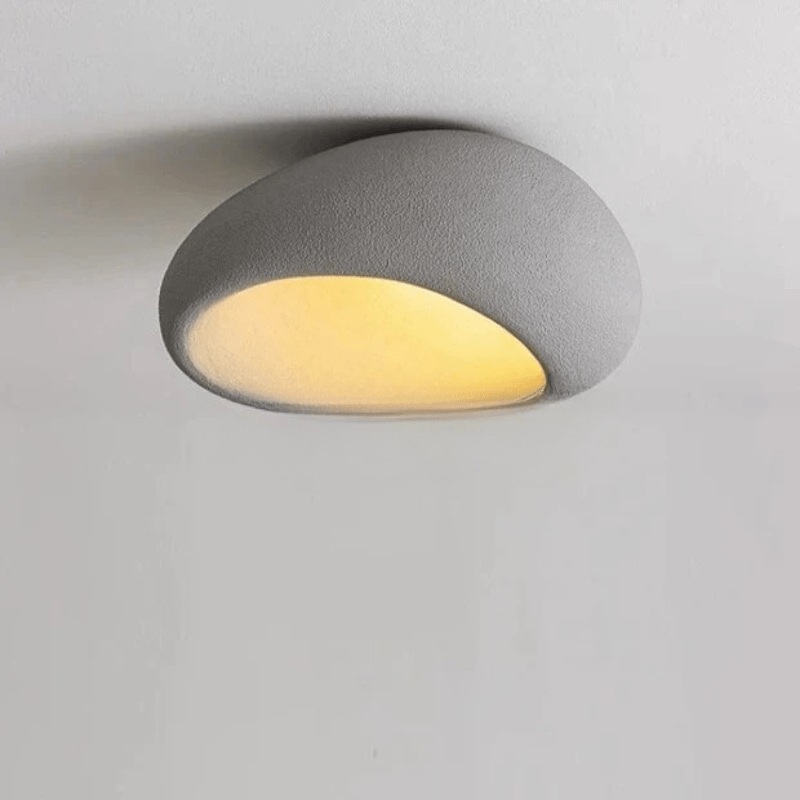 Nordic LED Egg Tart Ceiling Light Gray Norenza