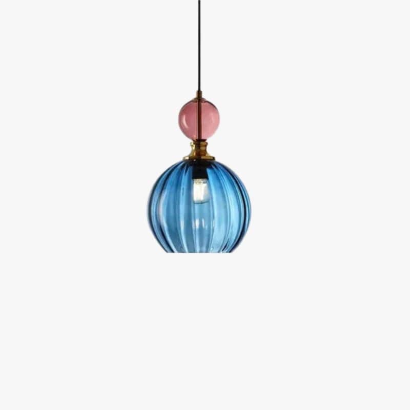 Nordic LED Glass Pendant Light Blue / 1 light Norenza