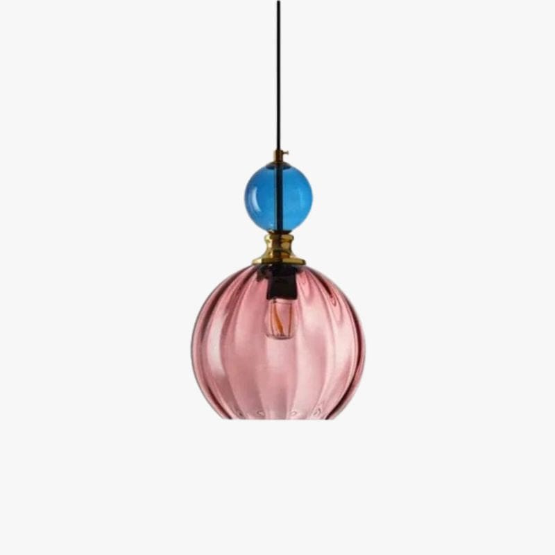 Nordic LED Glass Pendant Light Red / 1 light Norenza
