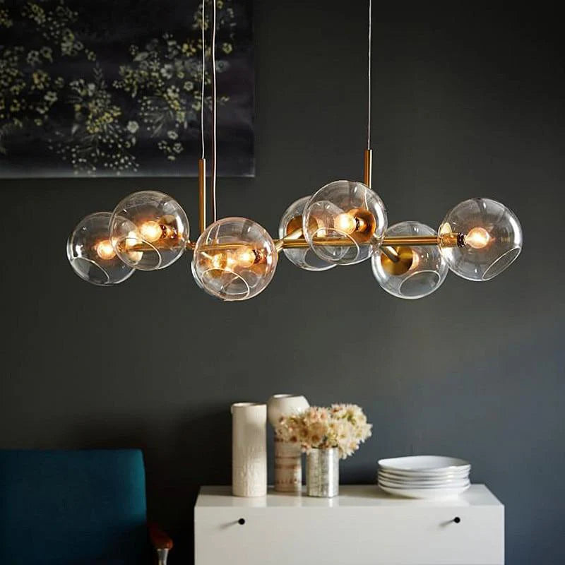 Creative Glass Sphere Pendant Light Design