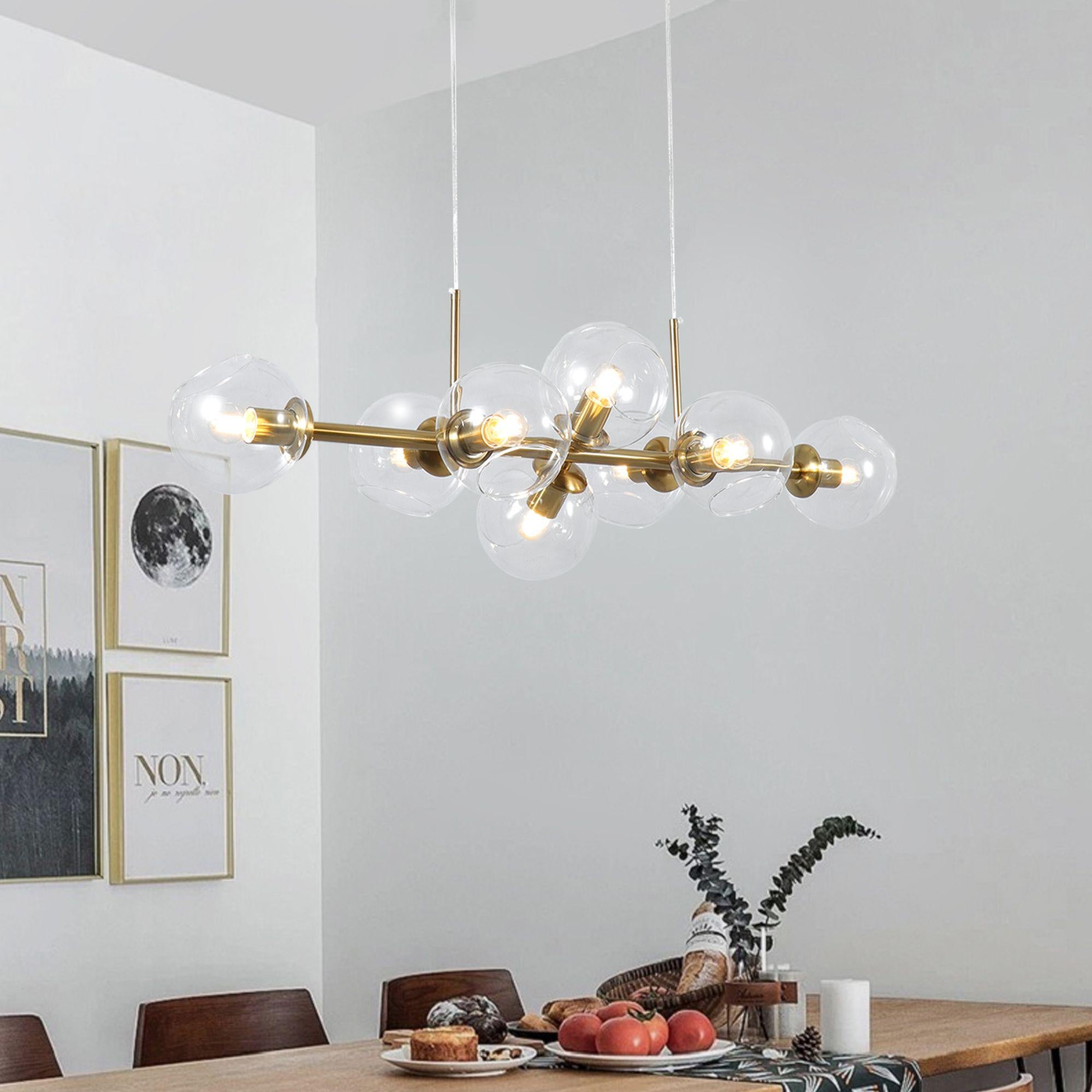 Creative Glass Sphere Pendant Light Design