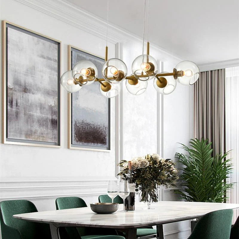 Creative Glass Sphere Pendant Light Design