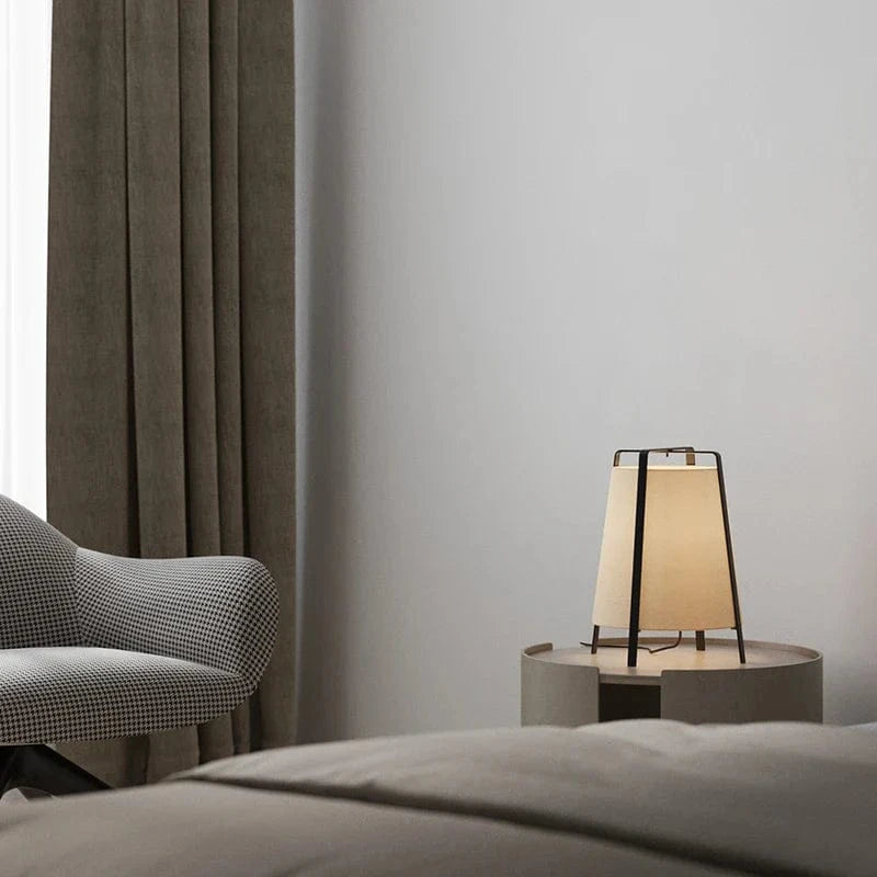 Nordic Minimalist Floor Lamp with Creative Fabric Shade Norenza