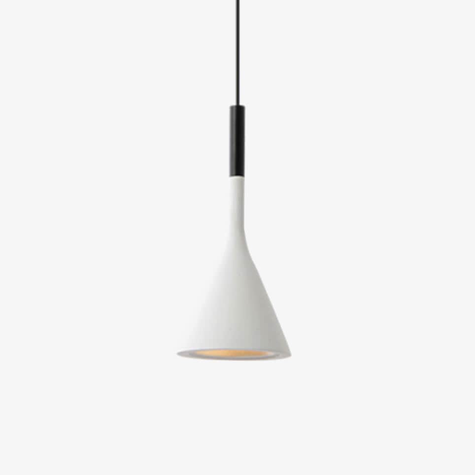 Nordic Resin Cone Suspension Design White Norenza