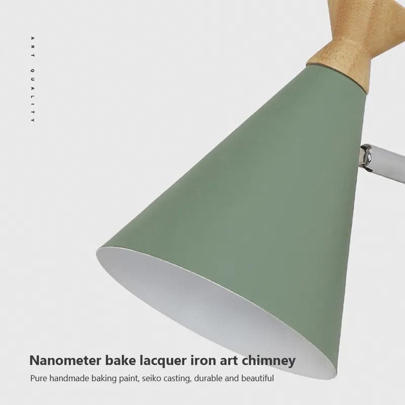 Nordic Solid Wood Wall Sconce Norenza