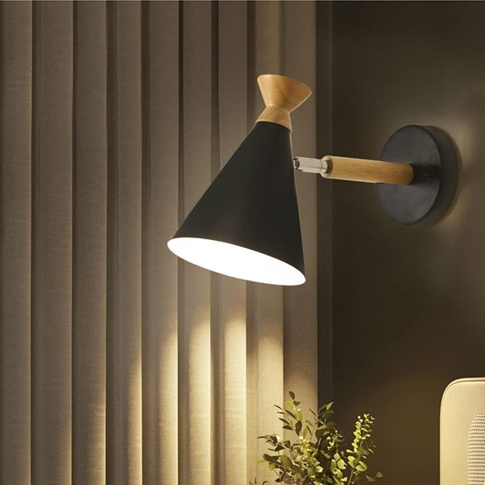 Nordic Solid Wood Wall Sconce Norenza