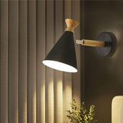 Nordic Solid Wood Wall Sconce Norenza