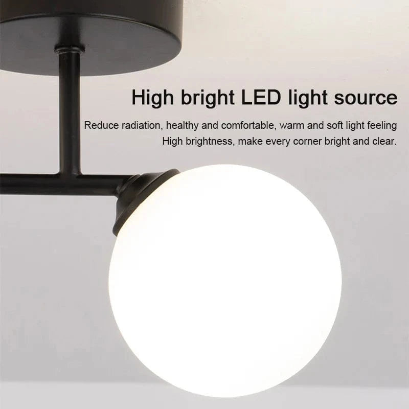 Nordic Style LED Ceiling Light for Home Decor - Bedroom, Living Room, Hallway Norenza