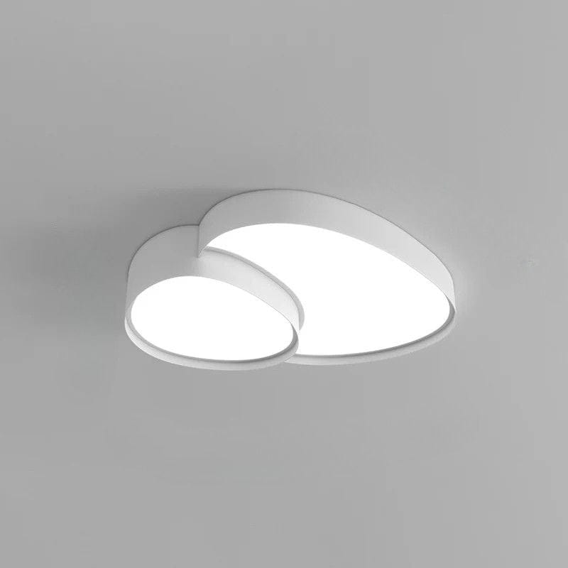 Nordic Style LED Ceiling Light for Living Room White Norenza