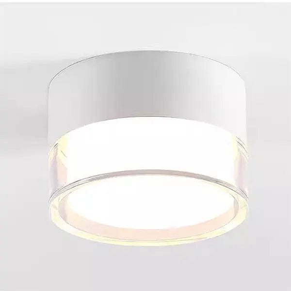 Nordic Surface Mounted LED Downlight - 9W to 24W Circular Spotlights for Living Room White Norenza