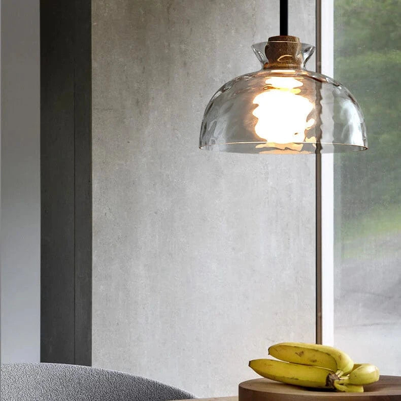 Nordic Suspension Light with Glass Shade for Restaurants B Norenza