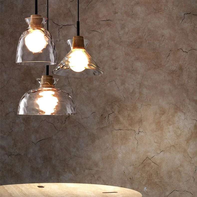 Nordic Suspension Light with Glass Shade for Restaurants Norenza