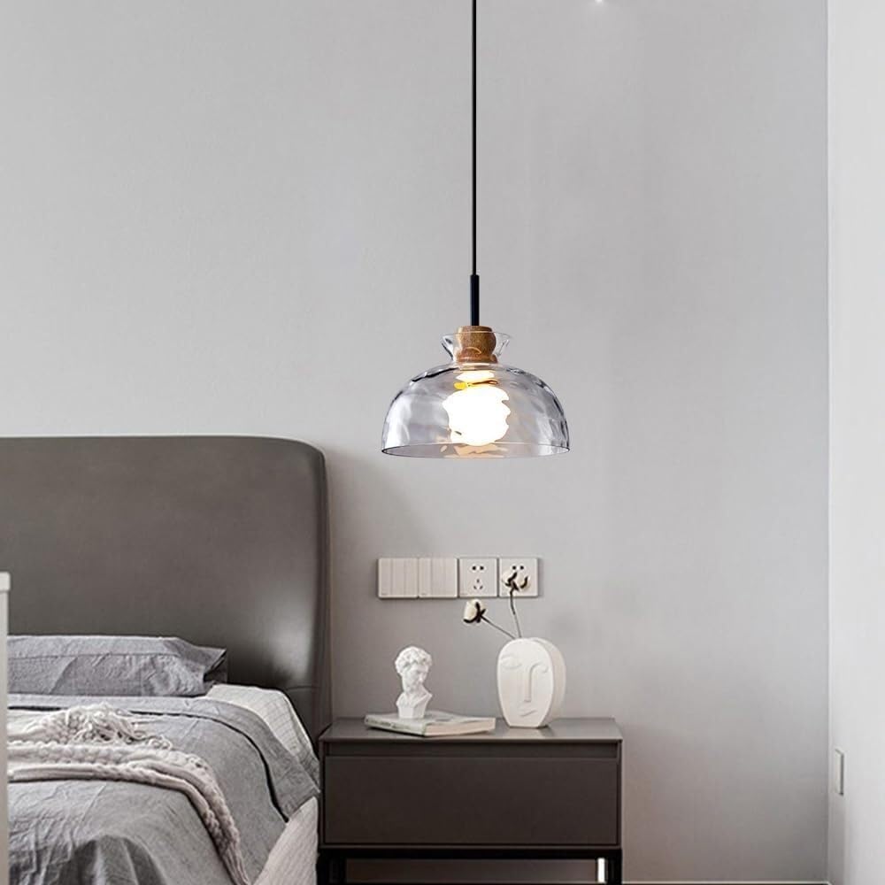 Nordic Suspension Light with Glass Shade for Restaurants Norenza