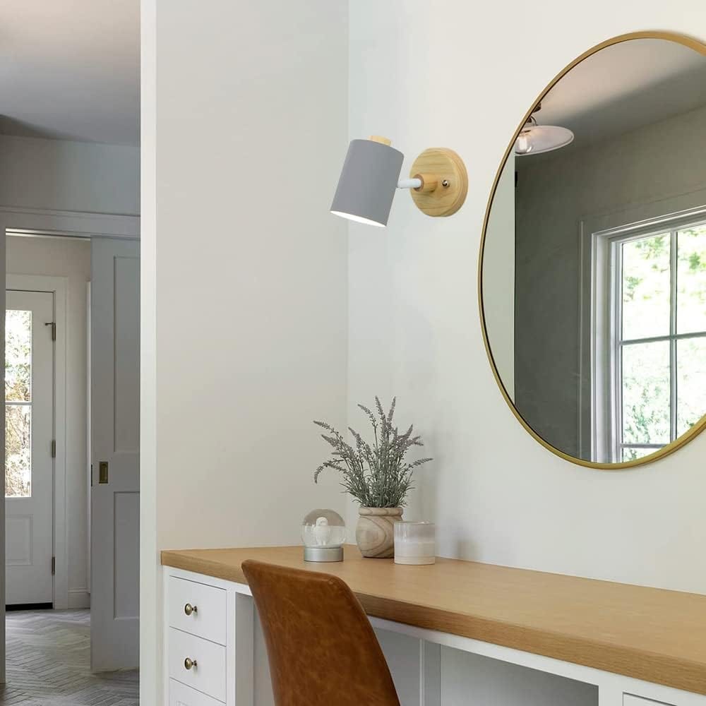 Nordic Wall Sconce Nightstand Lamp with Switch Norenza