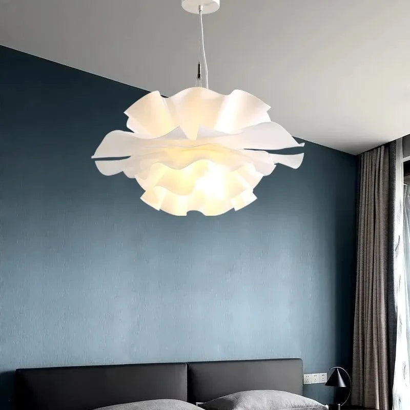 Nordic White Flower Pendant Light for Bedroom, Living Room & Dining Norenza