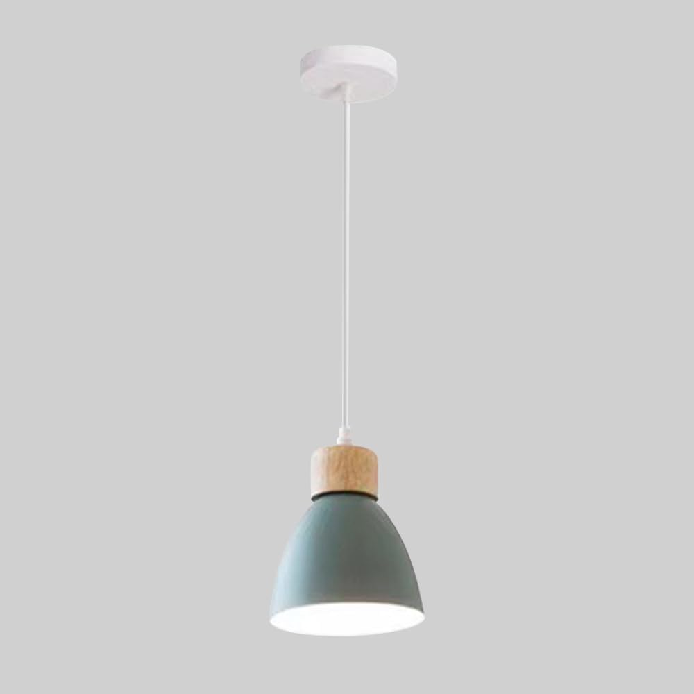 Nordic Wood Decorative Pendant Light Green Norenza