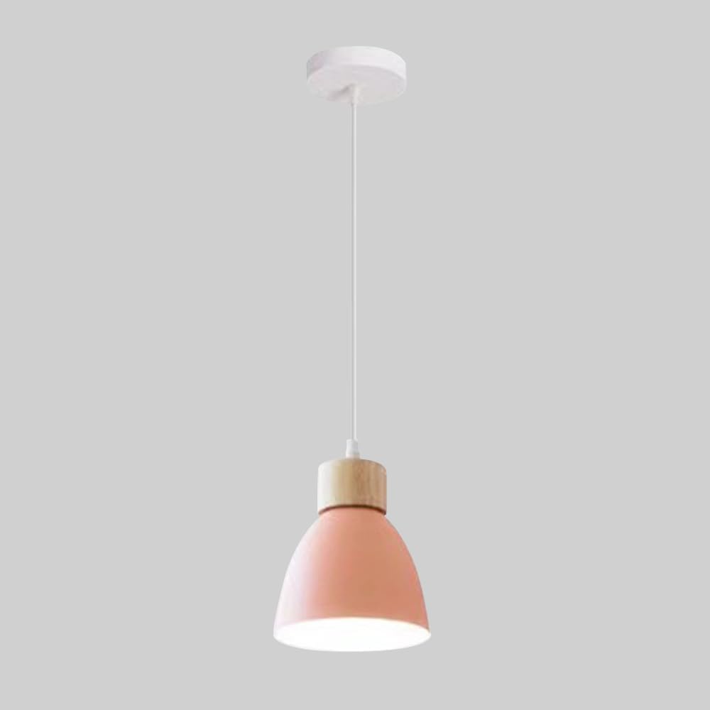 Nordic Wood Decorative Pendant Light Pink Norenza