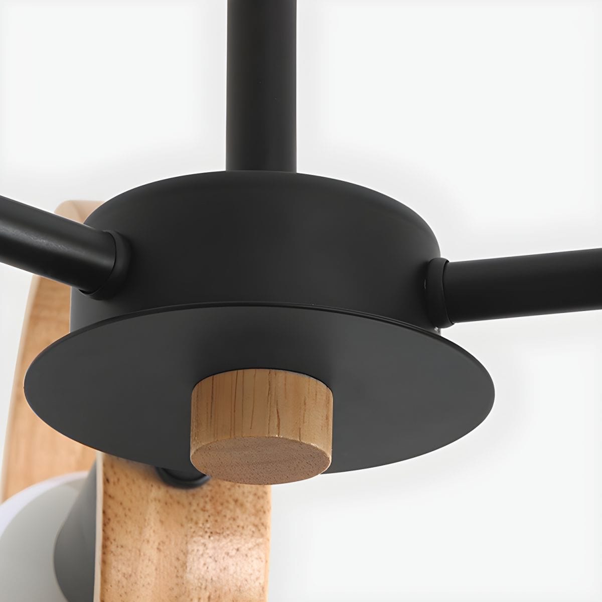 Nordic Wooden Chandelier Lamp for Living Room Norenza