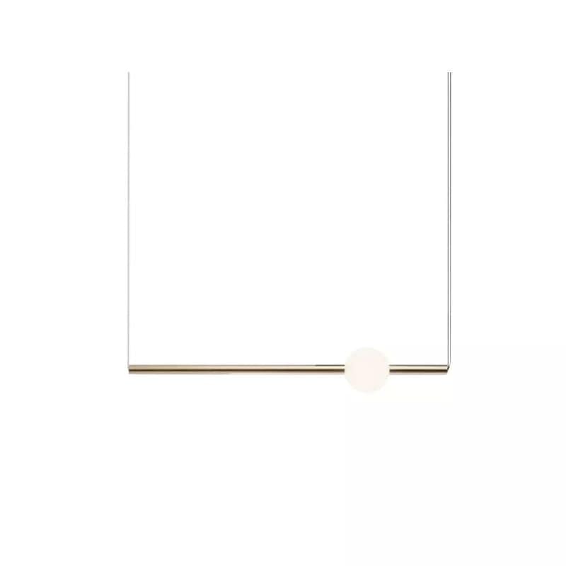 Orion LED Gold Tube Design Pendant Light Gold / Horizontal Norenza